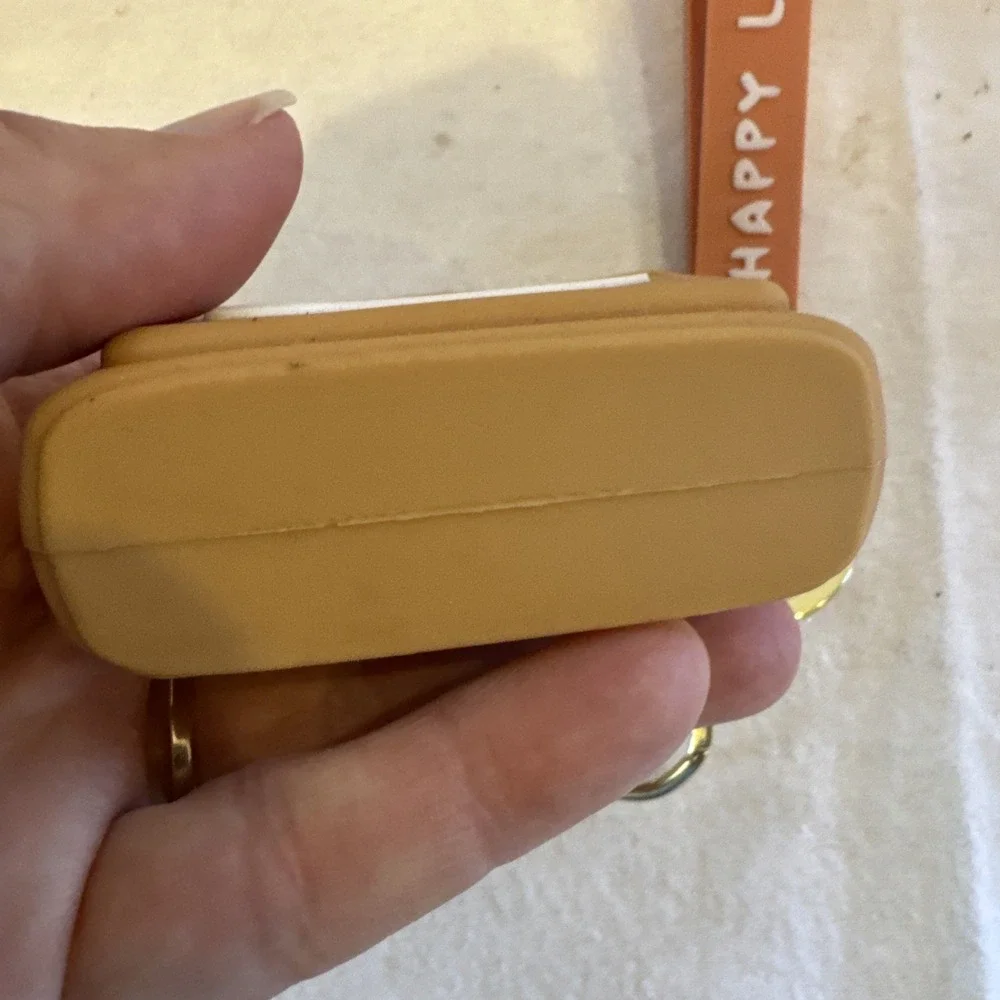 Shockproof Silicone Case for AirPods On Key Ring Soft Protective Cover Bag Charm